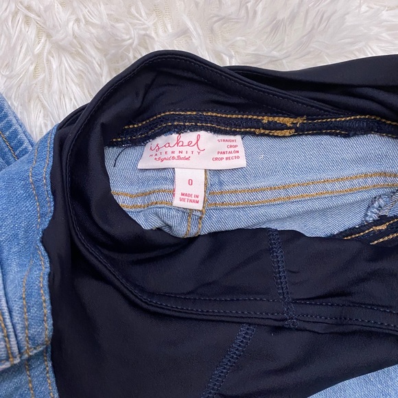 🆓[ingrid & isabel]maternity high-rise straight jean - Picture 6 of 6